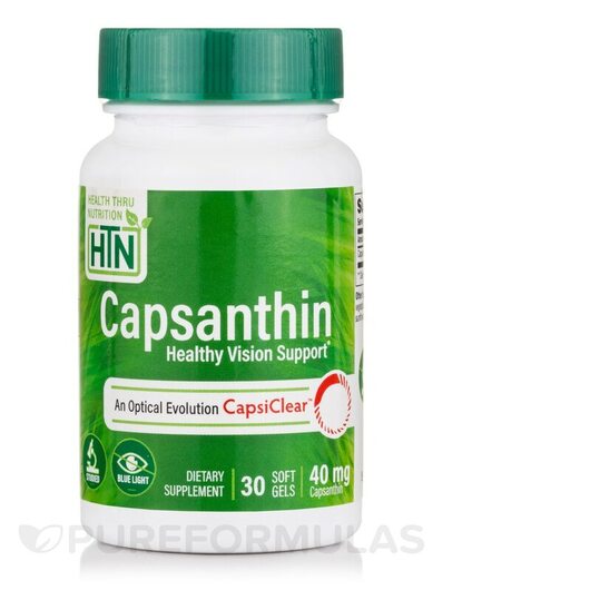 Основное фото товара Capsanthin 40 mg as CapsiClear Healthy, Поддержка здоровья зрения