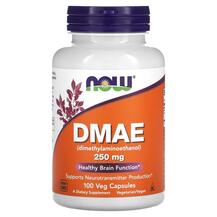 Діметіламіноетанол 250 мг DMAE 250 mg NOW Foods 100 капсул Діметіламіноетанол 250 мг DMAE 250 mg NOW Foods 100 капсул