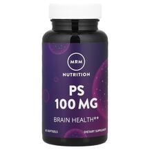 PS 100 mg Фосфатидилсерин 100 мг MRM 60 капсул