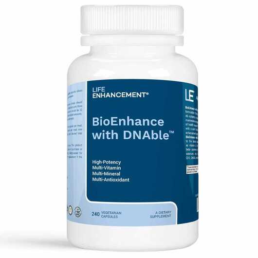 Основное фото товара BioEnhance with DNAble Основное фото товара Life Enhancement, Мультивитамины, BioEnhance with DNAble, 240 кап