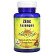 Фото товара Natures Life, Цинк, Zinc Lozenges Orange, 50 таблеток