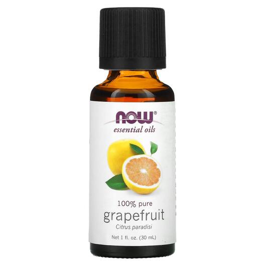 Основне фото товара Pure Essential Oil Grapefruit Основне фото товара NOW Foods, Pure Essential Oil Grapefruit, Ефірна олія, 30 мл