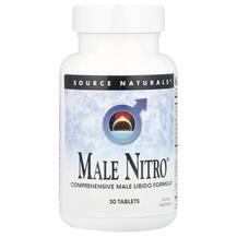 Вітаміни для жінок Male Nitro Source Naturals 30 таблеток
