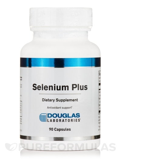 Основное фото товара Selenium Plus Основное фото товара Douglas Laboratories, Селен, Selenium Plus, 90 капсул