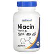 Фото товара Niacin 100 mg Фото товара Nutricost, Витамин B3 Ніацин, Niacin 100 mg, 240 капсул