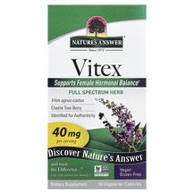 Vitex 40 mg Авраамово дерево Nature's Answer 90 капсул Vitex 40 mg Авраамово дерево Nature's Answer 90 капсул