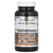 Nattokinase 100 mg Наттокиназа Amazing Nutrition 90 капсул Nattokinase 100 mg Наттокиназа Amazing Nutrition 90 капсул