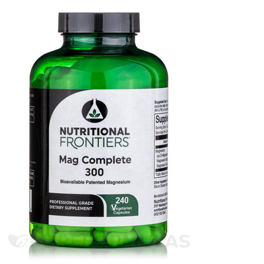 Основне фото товара Mag Complete 300 Основне фото товара Nutritional Frontiers, Mag Complete 300, Магній, 240 капсул