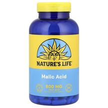 Яблучна кислота Malic Acid 800 mg Natures Life 250 капсул