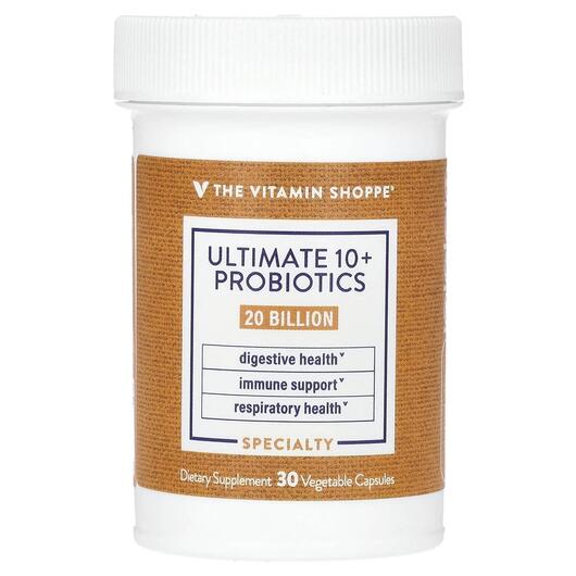 Основне фото товара Ultimate 10+ Probiotics 20 Billion, Пробіотики, 30 капсул