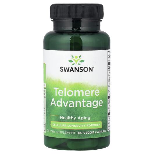 Основное фото товара Telomere Advantage Основное фото товара Swanson, Клеточное здоровье, Telomere Advantage, 60 капсул