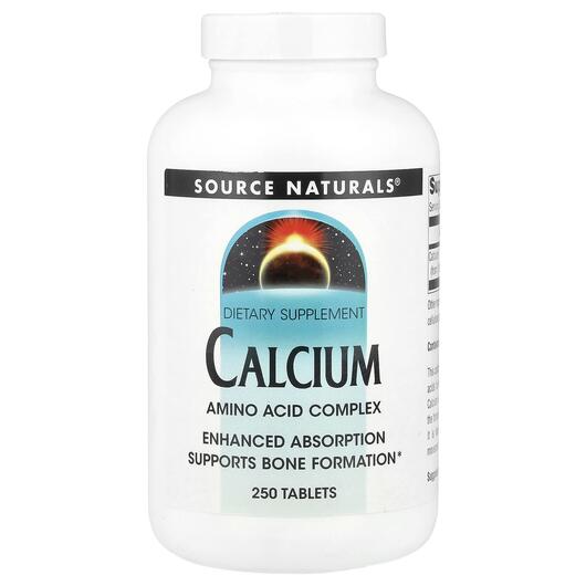 Основное фото товара Calcium Основное фото товара Source Naturals, Кальций 200 мг, Calcium 250, 250 таблеток