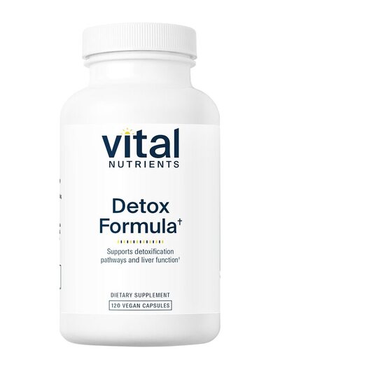 Основне фото товара Vital Nutrients, Detox Formula, Детокс та очищення, 120 капсул