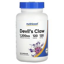 Кіготь диявола Devil's Claw 1200 mg Nutricost 120 капсул Кіготь диявола Devil's Claw 1200 mg Nutricost 120 капсул