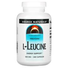 L-Leucine 500 mg 240 L-Лейцин 500 мг Source Naturals L-Leucine 500 mg 240 L-Лейцин 500 мг Source Naturals