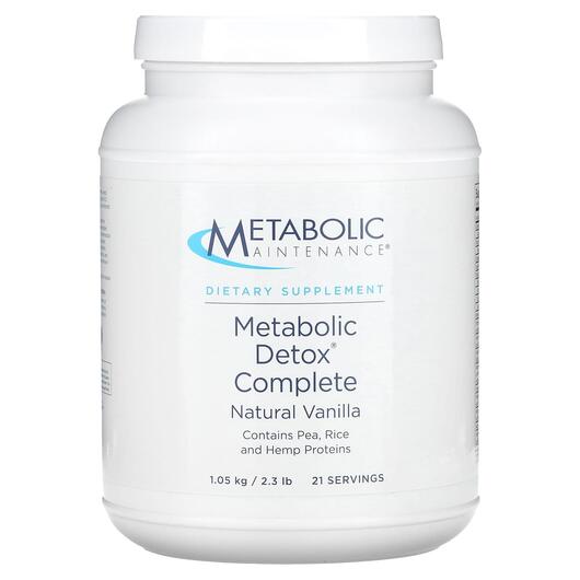 Основне фото товара Metabolic Detox Complete Natural Vanilla 2, Детокс та очищення, 1