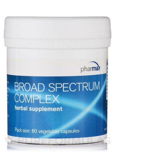 Основное фото товара Broad Spectrum Complex Основное фото товара Pharmax, Пробиотики, Broad Spectrum Complex, 60 капсул
