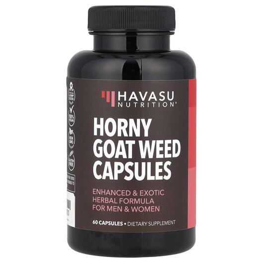 Основне фото товара Horny Goat Weed Capsules Основне фото товара Havasu Nutrition, Horny Goat Weed Capsules, Горянка, 120 капсул