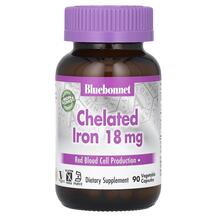 Chelated Iron Хелатное Железо 18 мг Bluebonnet Nutrition