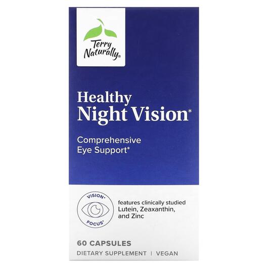 Основное фото товара Поддержка здоровья зрения, Healthy Night Vision, 60 капсул