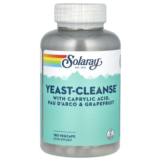 Основное фото товара Solaray, Поддержка Кандиды, Yeast-Cleanse, 180 капсул