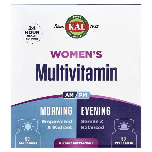 Основное фото товара Women's Multivitamin Morning & Evening, Витамины для жен