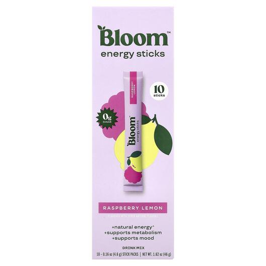 Основное фото товара Energy Sticks Raspberry Lemon Основное фото товара Bloom, Энергетический напиток, Energy Sticks Raspberry Lemon, 10