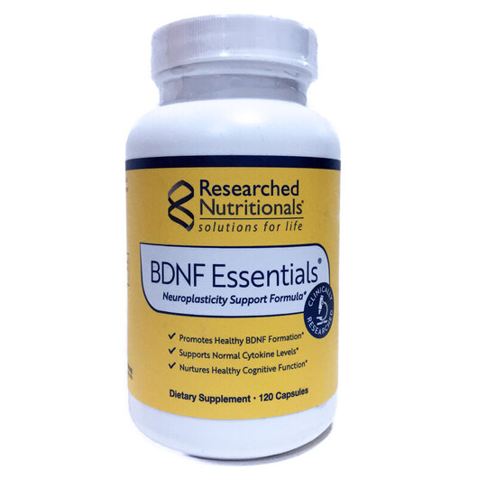Основне фото товара BDNF Essentials Основне фото товара Researched Nutritionals, BDNF Essentials, Підтримка мозку, 120 ка