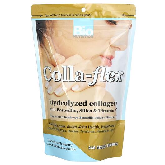 Основне фото товара Colla-Flex Hydrolyzed Collagen with Boswellia Silica & Vitami