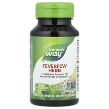Піретрум 380 мг Feverfew Herb 380 mg 100 Vegan Nature's