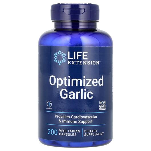 Основне фото товара Optimized Garlic Standardized Garlic Capsules Основне фото товара Optimized Garlic Standardized Garlic, Оптимізований Часник, 200 к