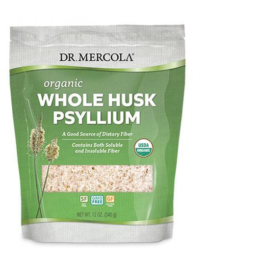 Основное фото товара Organic Whole Husk Psyllium Основное фото товара Dr. Mercola, Псиллиум, Organic Whole Husk Psyllium, 340 г