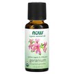 Фото товару Pure Essential Oil Organic Geranium Фото товару NOW Foods, Pure Essential Oil Organic Geranium, Ефірна олія, 30 м