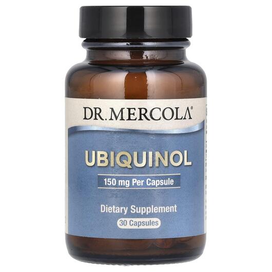 Основное фото товара Ubiquinol 150 mg Основное фото товара Dr. Mercola, Убихинол 150 мг, Ubiquinol 150 mg, 30 капсул
