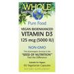 Фото товара Whole Earth & Sea Vegan Bioenhanced Vitamin D3 5000 IU Фото товара Whole Earth & Sea Vegan Bioenhanced Vitamin D3 5000, Витамин