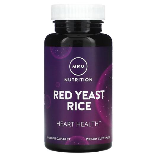 Основне фото товара MRM, Red Yeast Rice, Червоний дріжджовий рис, 60 капсул
