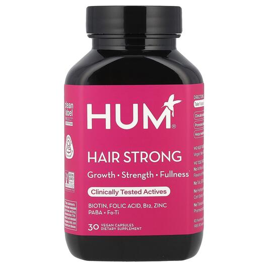 Основне фото товара HUM Nutrition, Hair Strong, Шкіра нігті волосся, 30 капсул