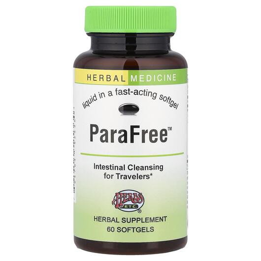 Основное фото товара ParaFree Основное фото товара Herbs Etc., Средство от паразитов, ParaFree, 60 капсул