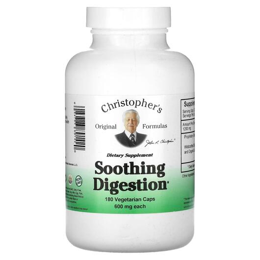 Основное фото товара Soothing Digestion 600 mg Основное фото товара Ферменты, Soothing Digestion 600 mg, 180 капсул