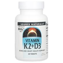 Vitamin K2 100 mcg 60 Витамин K2 100 мкг Source Naturals