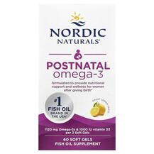 Postnatal Omega-3 Омега-3 для кормящих Nordic Naturals