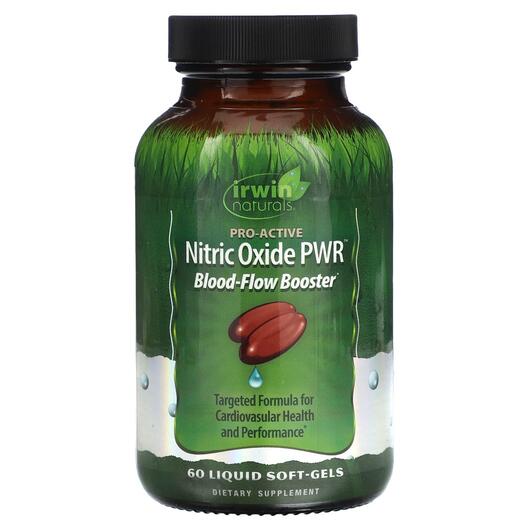 Основное фото товара Кардио комплекс, Nitric Oxide PWR Blood-Flow Booster, 60 капсул