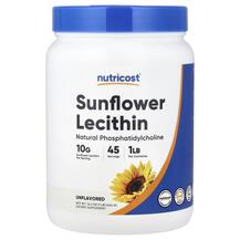 Sunflower Lecithin Unflavored Лецитин Nutricost 454 г Sunflower Lecithin Unflavored Лецитин Nutricost 454 г