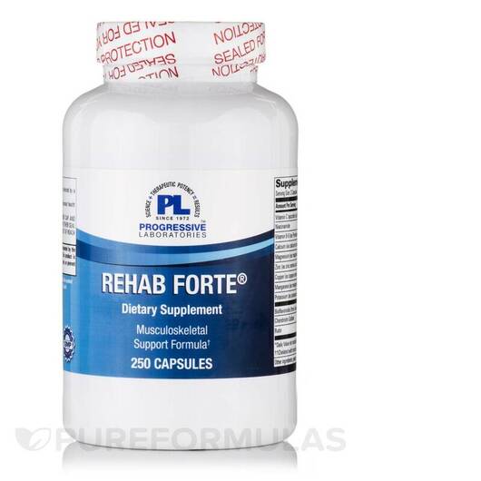Основне фото товара Progressive Labs, Rehab Forte, Зміцнення кісток, 250 капсул