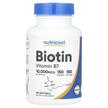 Фото товару Nutricost, Biotin Vitamin B7 10000 mcg, Вітамін B, 150 капсул