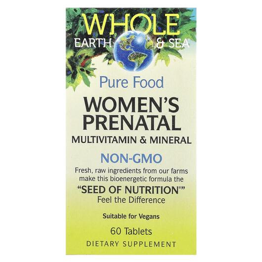Основне фото товара Whole Earth & Sea Women's Prenatal Multivitamin, Вітамін