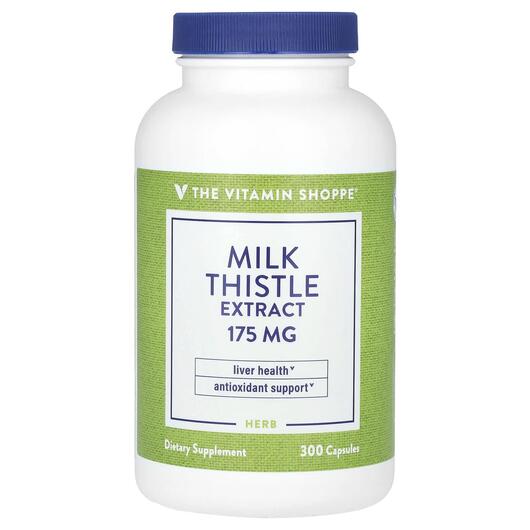 Основне фото товара TheVitaminShoppe, Milk Thistle Extract 175 mg, Розторопша, 300 ка
