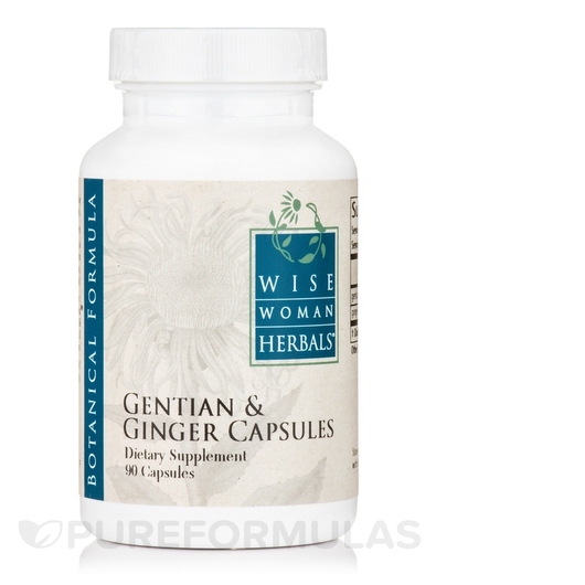 Основное фото товара Корень Имбиря, Gentian & Ginger Capsules, 90 капсул
