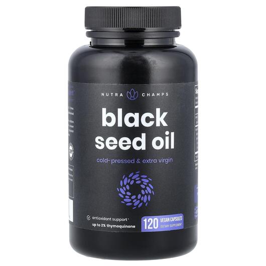 Основное фото товара NutraChamps, Черный тмин, Black Seed Oil, 120 капсул
