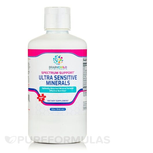 Основное фото товара Spectrum Support Ultra-Sensitive Minerals Part B Unflavored Основное фото товара Минеральные добавки, Ultra-Sensitive Minerals, 947 мл